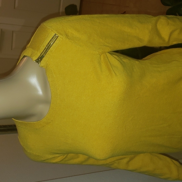 Banana Republic s zipper scoopneck elbow patches - Picture 6 of 9